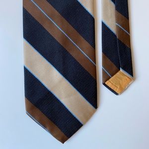 Vintage Guardsman Striped Polyester Tie